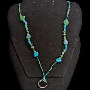 Glass Beaded Eyeglass Retainer or Lanyard